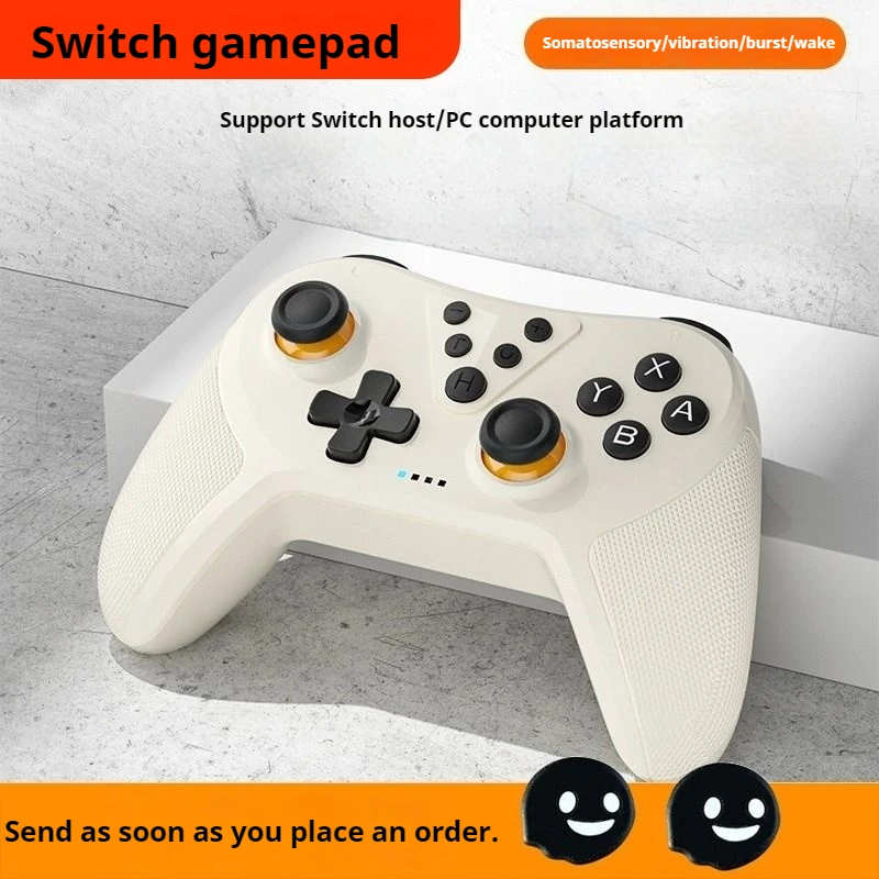 Switch Gamepad Bluetooth Wireless One Click Wake-Up Tv Motion Sensor Nspro Computer Host Vibration Mobile Phone Wired