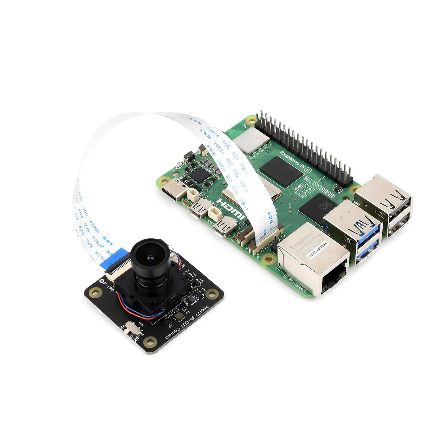 Woli Weixue Raspberry Pi IR CUT camera module IMX477 photosensitive chip 12.3 million pixels face recognition