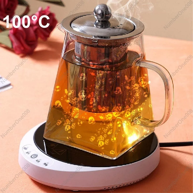 200W Cup Heater Mug Warmer 100°C Hot Tea Maker 4 Gear Warmer Coaster Electric Hot Plate Heating Pad Coffee Milk Tea 220V