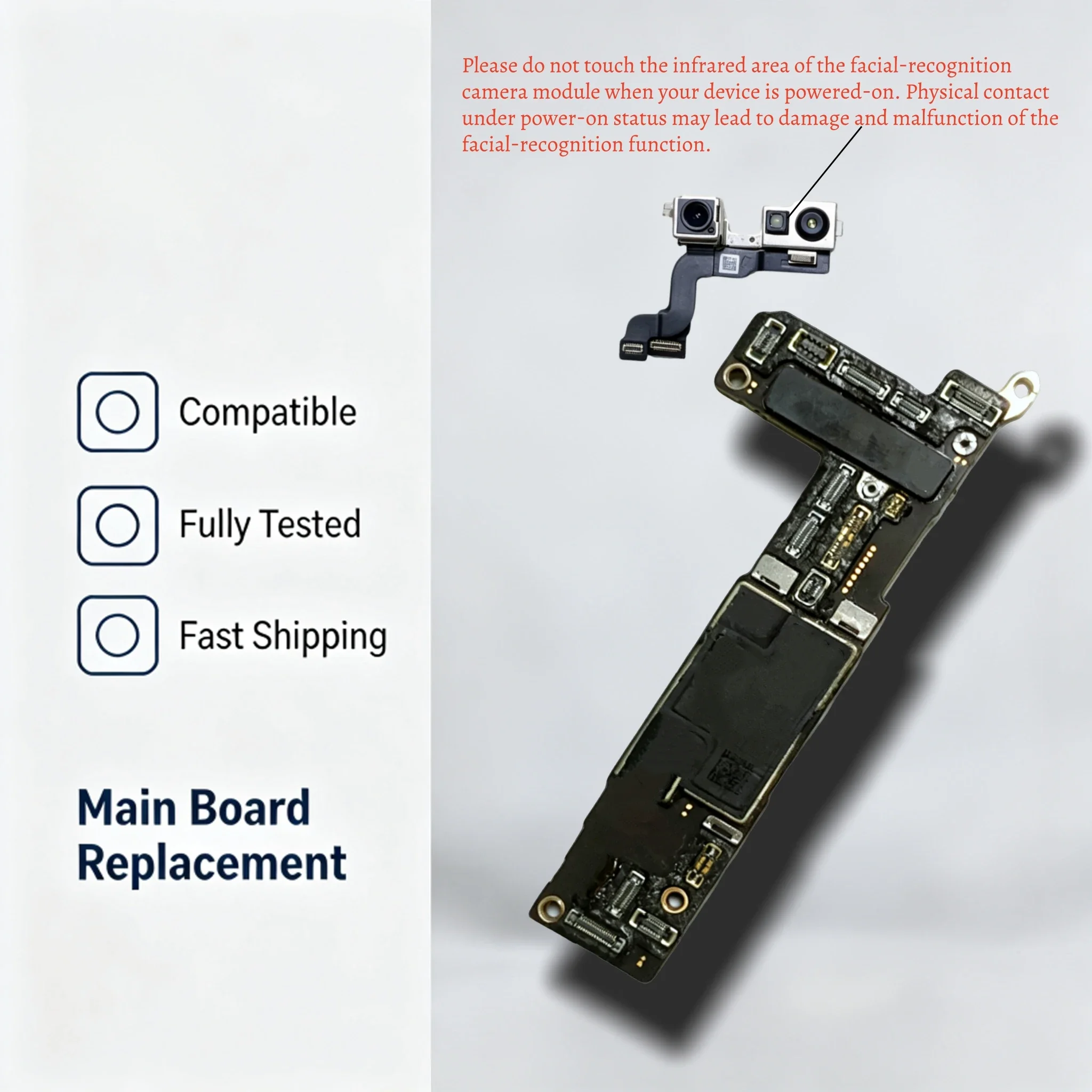Unlocked Mainboard For iPhone 14 Pro Max 14 Plus Motherboard With/NO Face ID Clean ICloud Support Update Logic Board Replacement