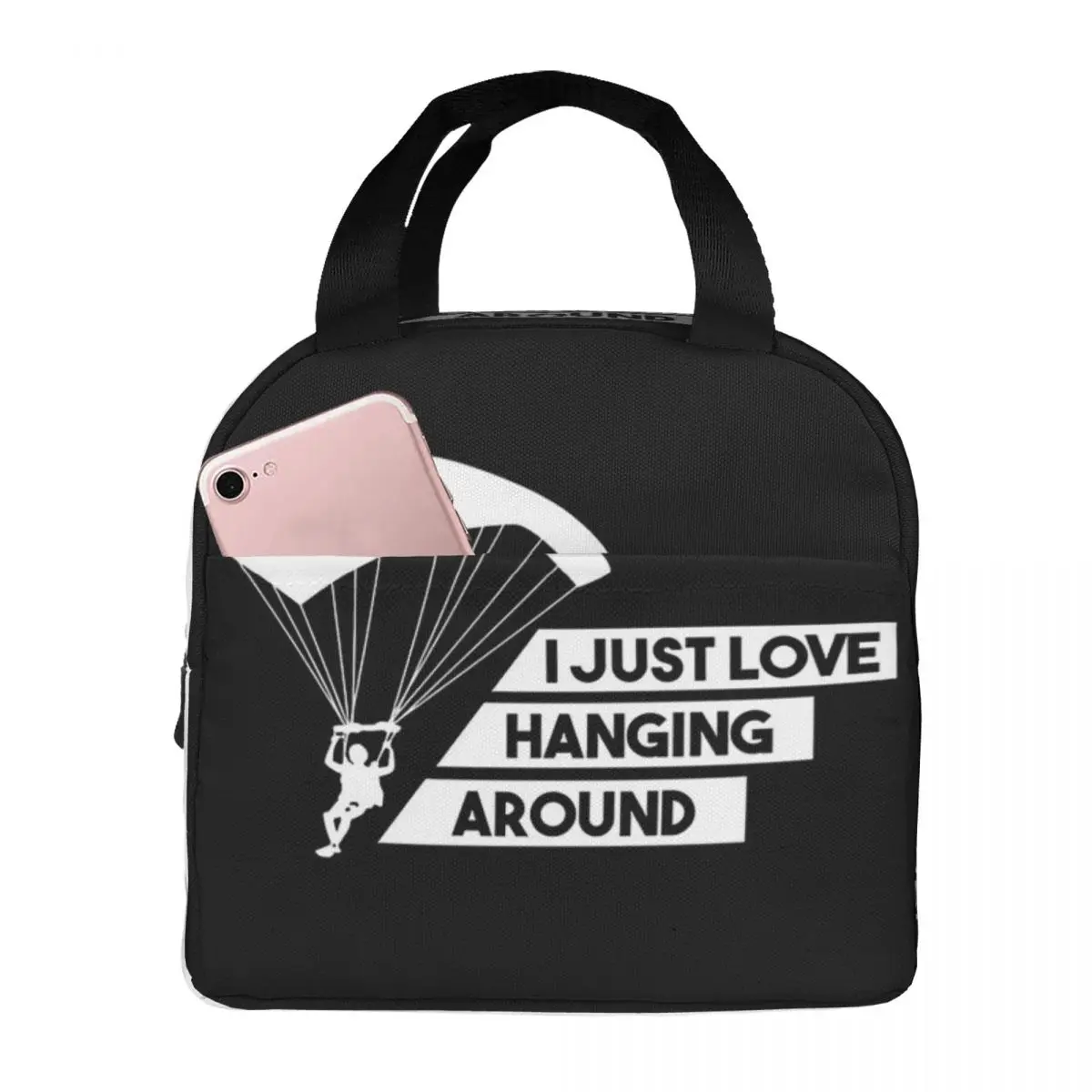 Paraglider Paragliding Gift Pilot Paraglider Lunch Bags Insulated Bento Box Lunch Tote Picnic Bags Thermal Bag for Woman Girl