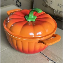 20/24cm Cooking Pots Ceramic Pumpkin Soup Casserole Water Locking And Preservation Non Stick Pan Bottom Thickened Cookware Set