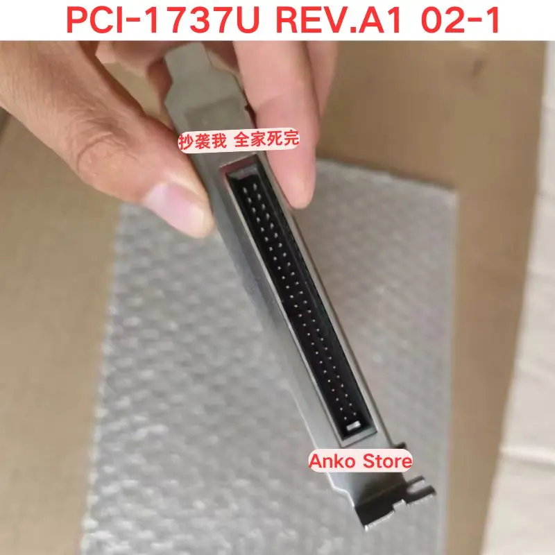 Second-hand test OK ，PCI-1737U REV.A1 02-1 24 channel digital I/O card