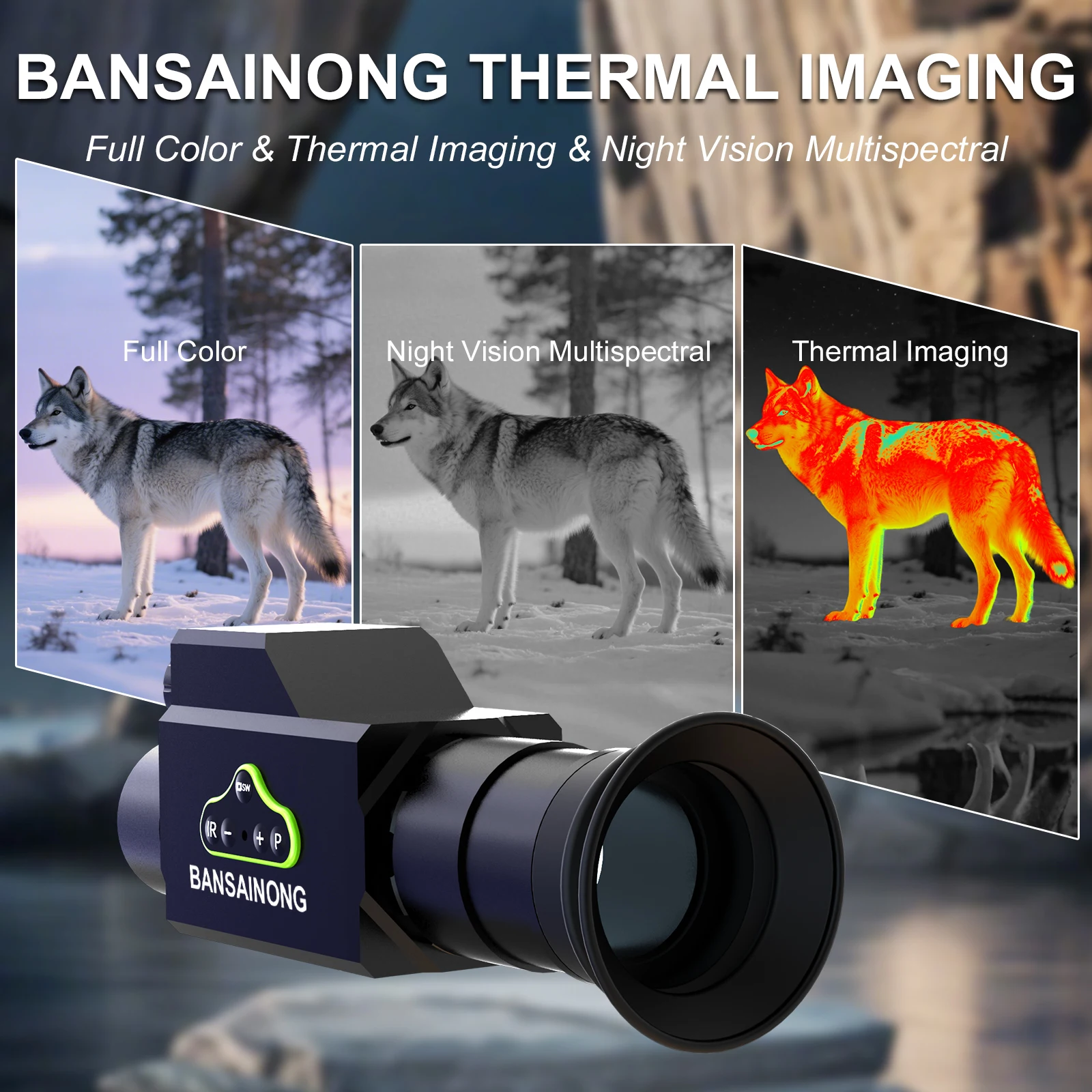 High-Definition 4K Thermal Imaging NV265pro Night Vision Device Dual System Infrared Cross-Sight Full Color All-In-One Telescope