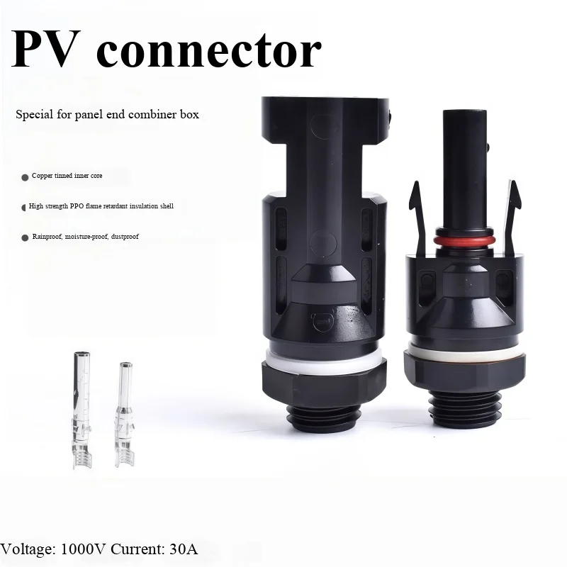 1/2/3/4/5 Stück PV-Solarpanel-Steckverbinder IP67 1000V 30Kabel Stecker und Buchse und Wechselrichter Photovoltaik 2,5/4/6mm2
