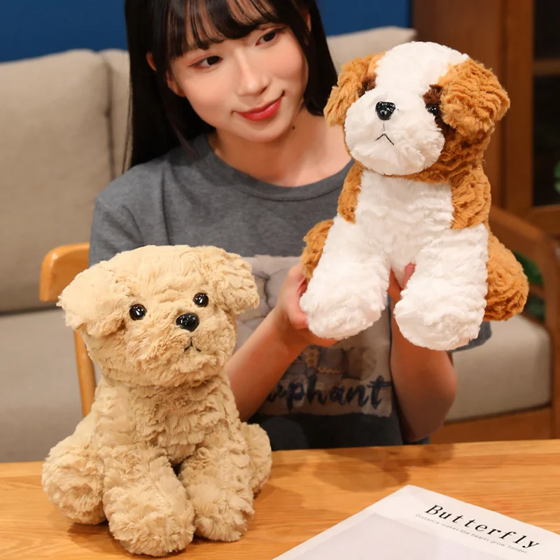 26cm Adorable Saint Bernard Husky Teddy Dog Animals Plush Toys Super Soft Creative Pillow Birthday Christmas Gifts Home Decor