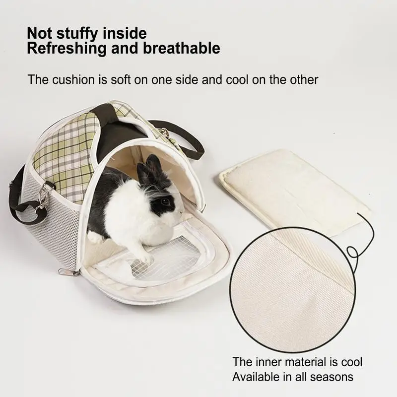 Small Animal Carrier Bag Guinea Pig Carrier Cage Portable Pet Carrier For Hamster Hedgehog Parrots Rat And Other Small Animals