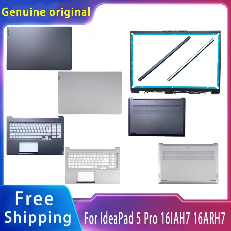 Neu für Lenovo Ideapad 5 Pro 16IAH7 / 16ARH7; Ersatz-Laptop-Zubehör, LCD-Rückseite/Handballenauflage/Unterseite 5CB1H95498