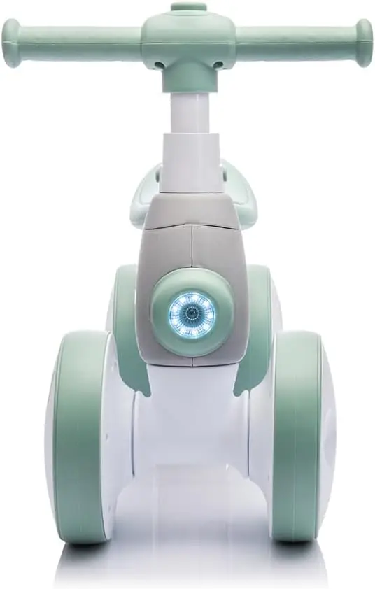 Vélo d'équilibre pour bébé de 1 an avec musique, lumières, machine à bulles, 4 roues, sans pédale, jouets pour tout-petits de 12 à 36 mois de naissance