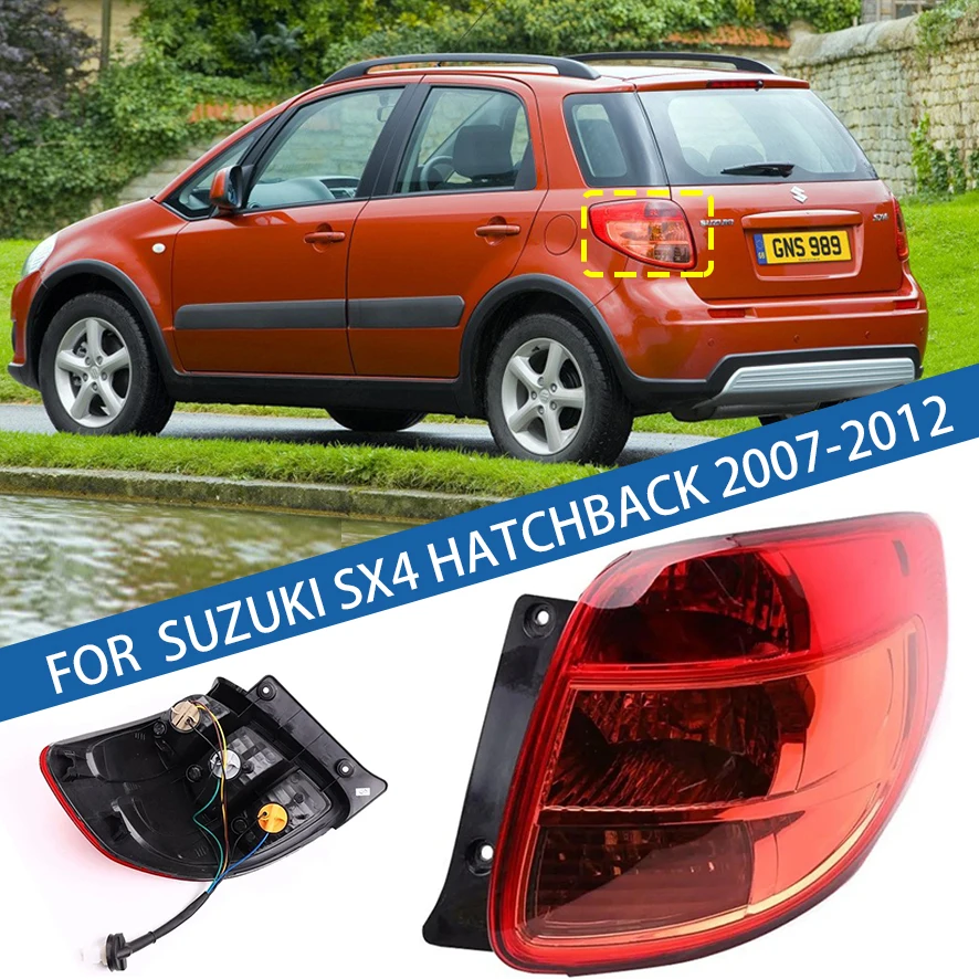 

Для Suzuki SX4 Hatchback 2007 2008 2009 2010 2011 2012 Автомобильный светодиодный задний фонарь Задний бампер Стоп-сигнал Тормозной фонарь Предупреждение указателя поворота