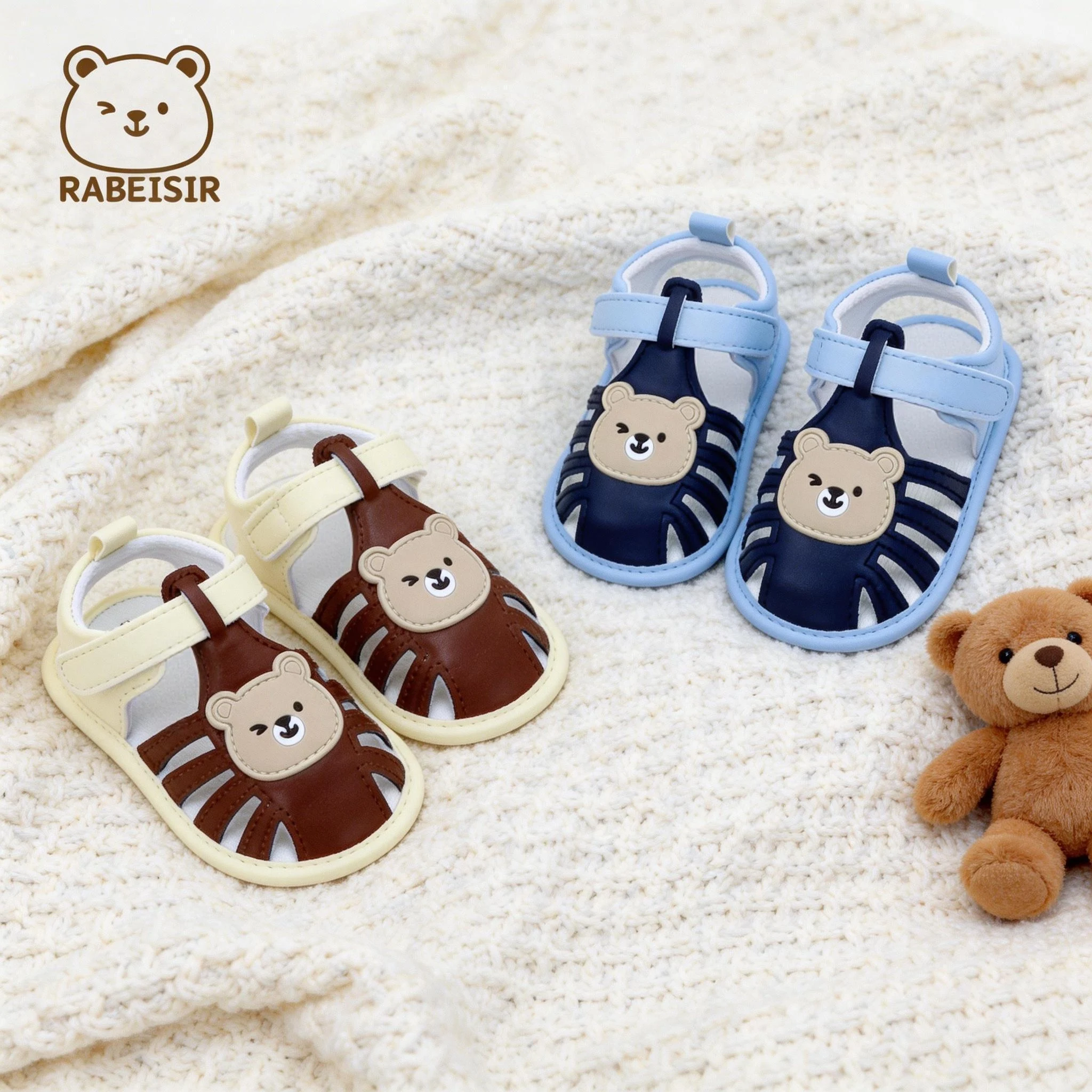 Spring and Summer Baby Sandals, Walking Shoes, Cartoon Cute, 0-1 and a Half Years Old