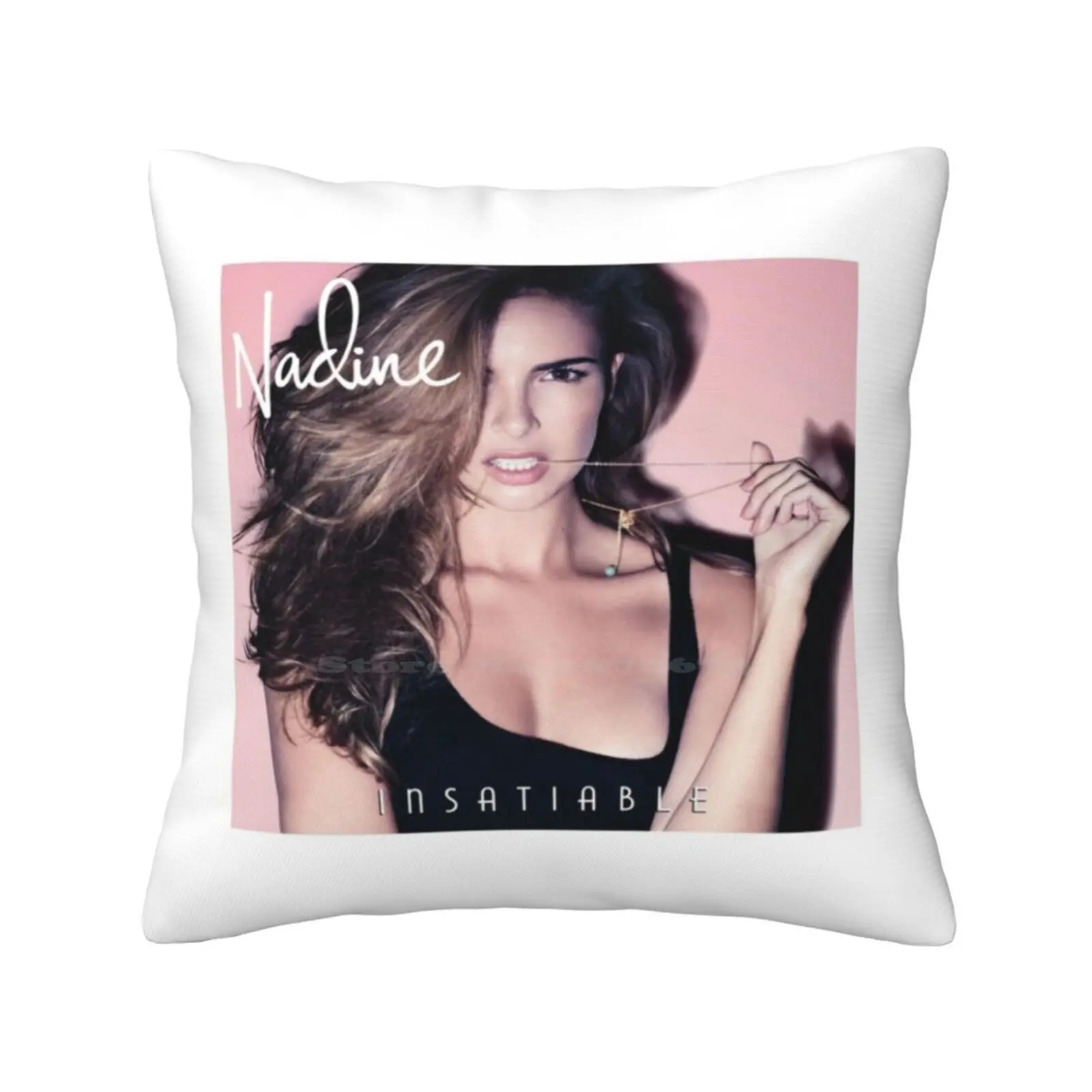 Nadine-Insatiable Pillows Case Bedroom Home Decoration Nadine Coyle Girls Aloud Insatiable Tesco Insayshubul Nuhdeencoylenow