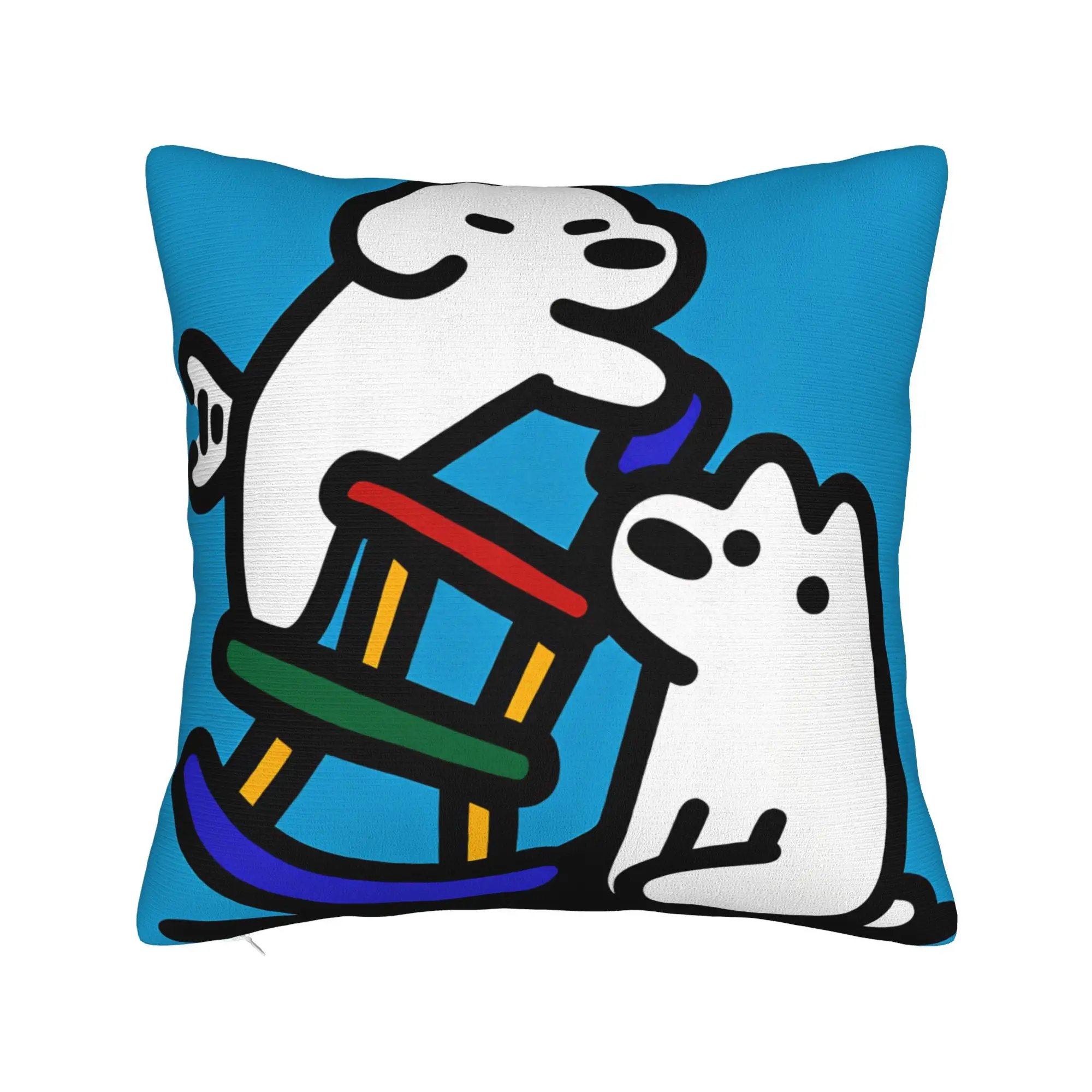 Pillow Cover Cute Puppy Memes    Kawaii Pillow Case For Sofa Car Home Decor Pillowcases