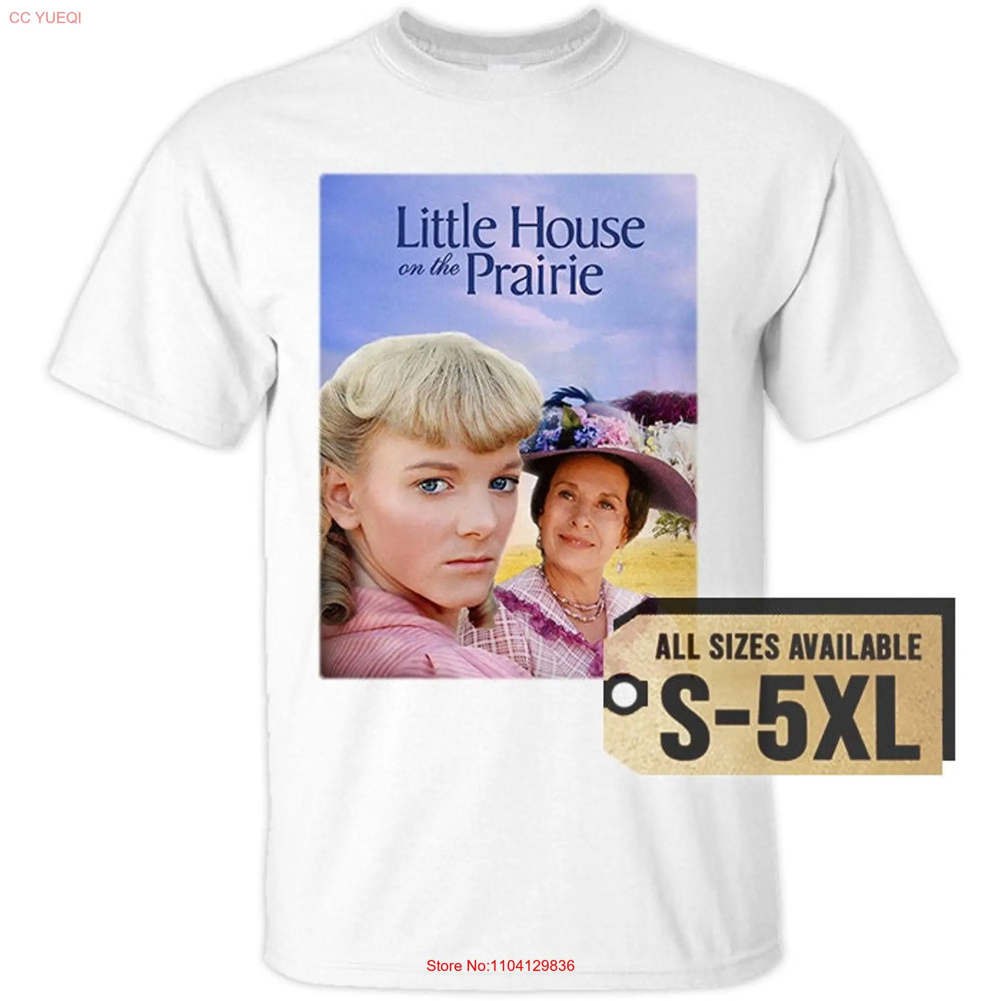 Little House On The Praire V4 Natural White Gray Vintage Men T Shirt all sizes S 5XL Film long or short sleeves