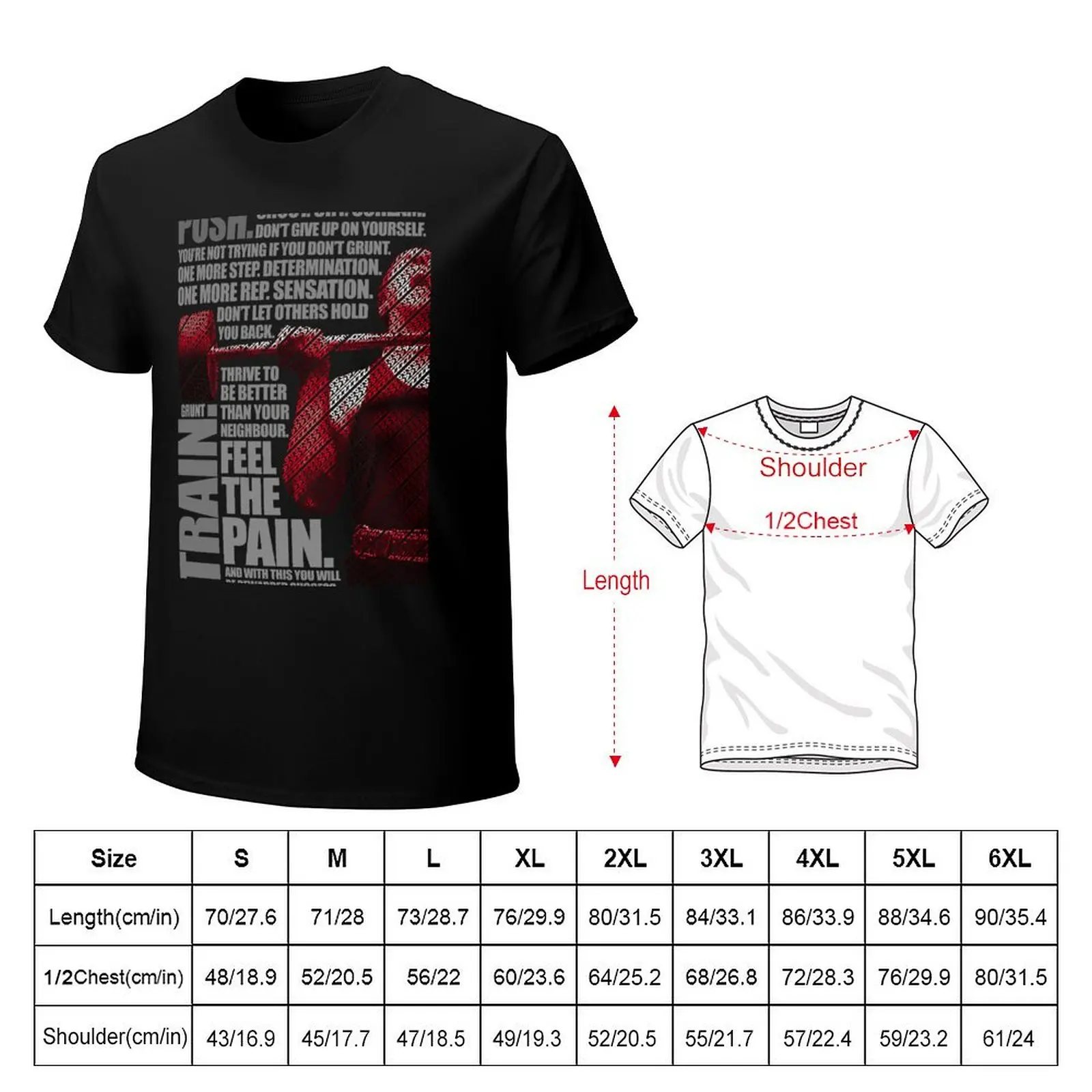 Train and Discipline T-Shirt Big and Tall Basic Tee Shirt