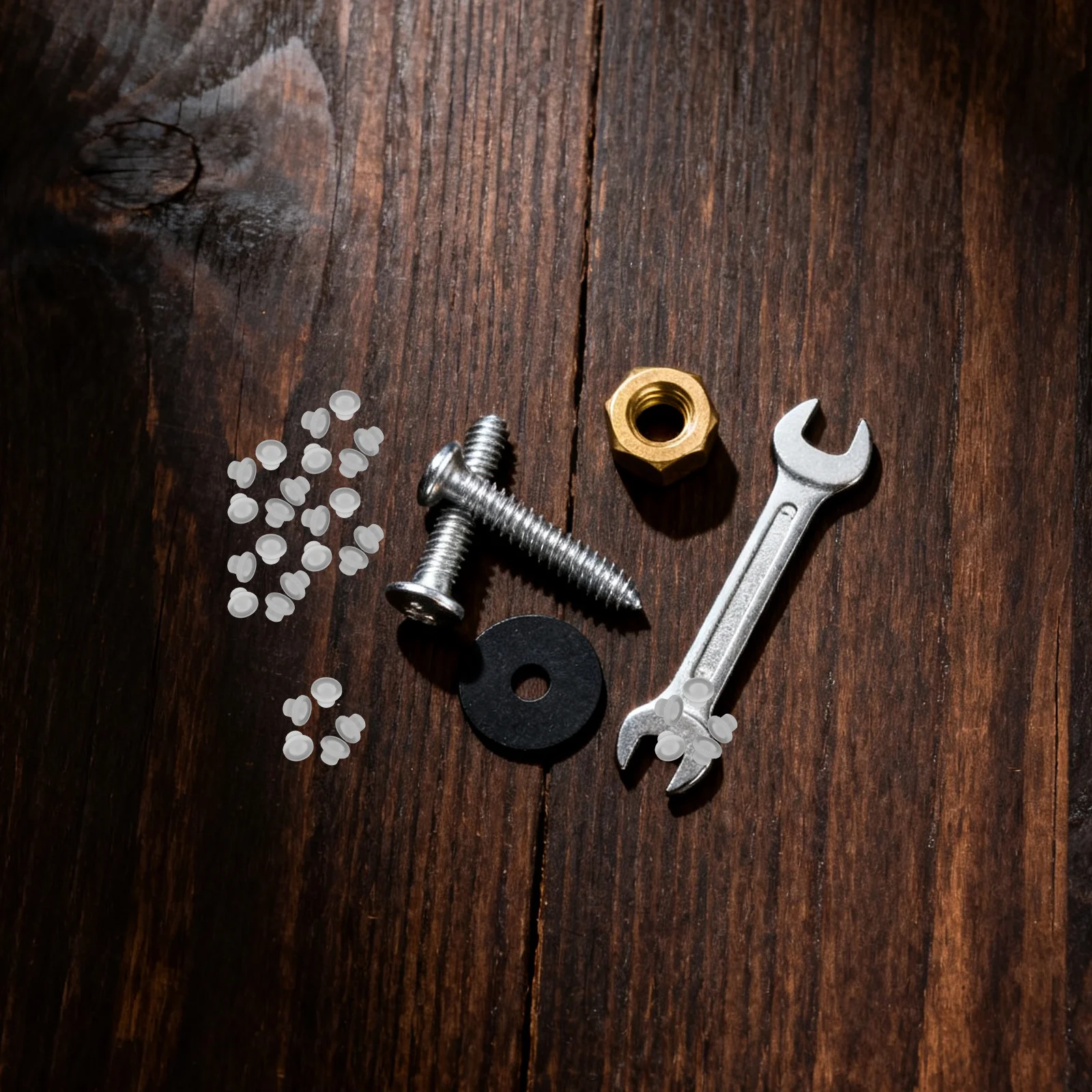 

100pcs Silicone Button Hole Caps Dustproof Plug Covers For Furniture Cabinet Wardrobe Bookcase Chair Panel Drilling Holes Round