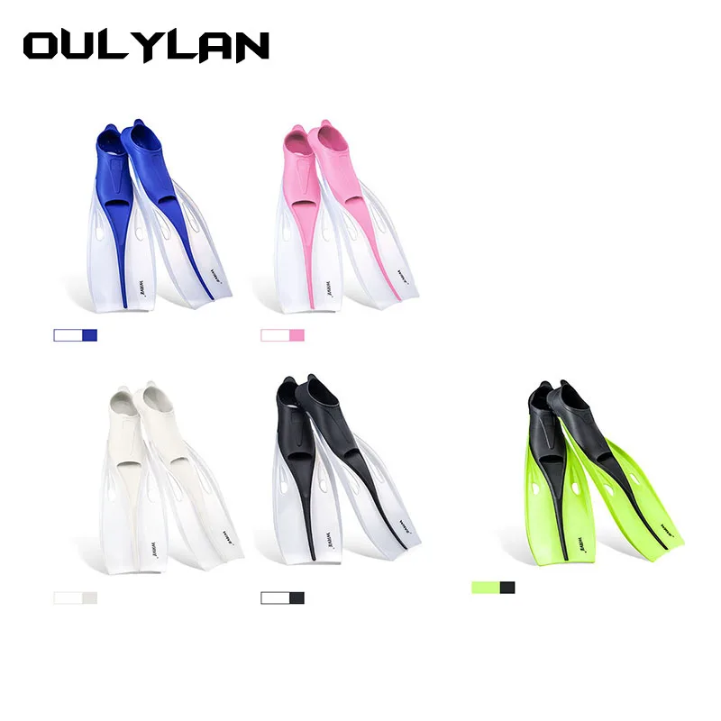 Oulylan Swimming Snorkeling and Diving Fins Water Sports Equipment Professional Diving Fins Training Mono Full Pocket