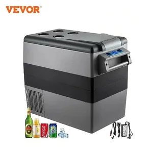 Kulkas Mini Mobil VEVOR Kulkas Mini 22-45L Pendingin Kompresor Portabel Freezer 12/24V DC 110-240V Kotak Es untuk Berkemah 10 kulkas bar penjualan terbaik - №