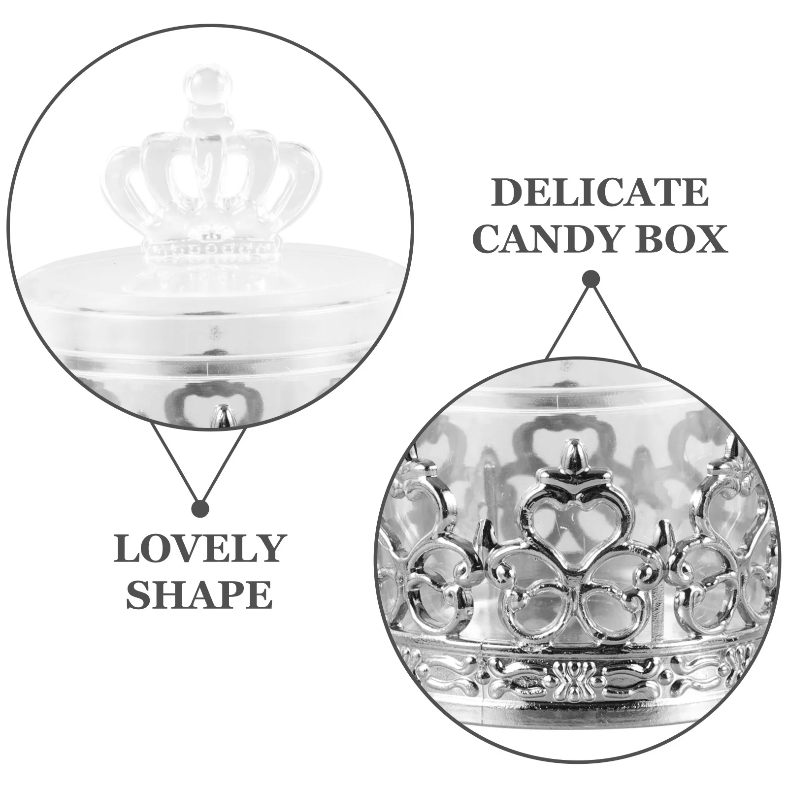

12Pcs Stylish Candy Containers Multipurpose Chocolate Boxes for Festivals Weddings and Parties Wedding Candy Box