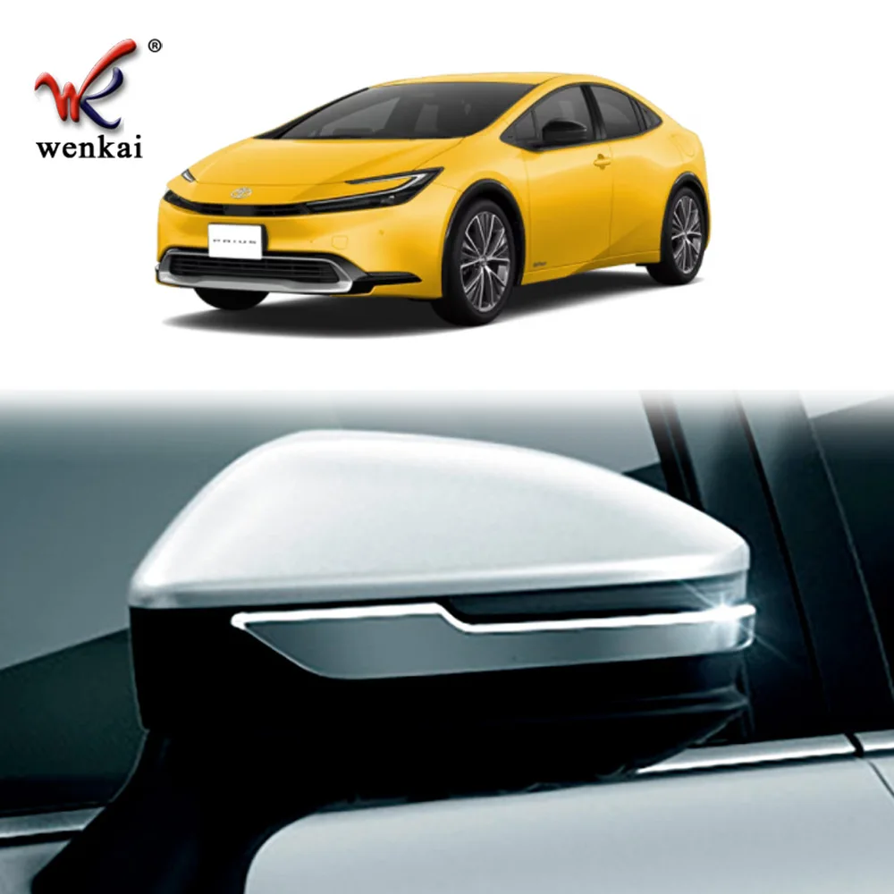 

Для Toyota Prius 60 Series 2023, крышка бокового зеркала заднего вида, накладка, внешние аксессуары - ABS, серебристый