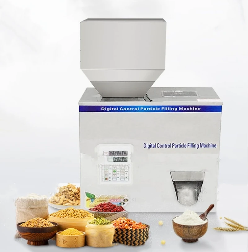 1-500g Auto Stainless Steel Particle Powder Bag Weighing Filling Machine Weighing Subpackage Device