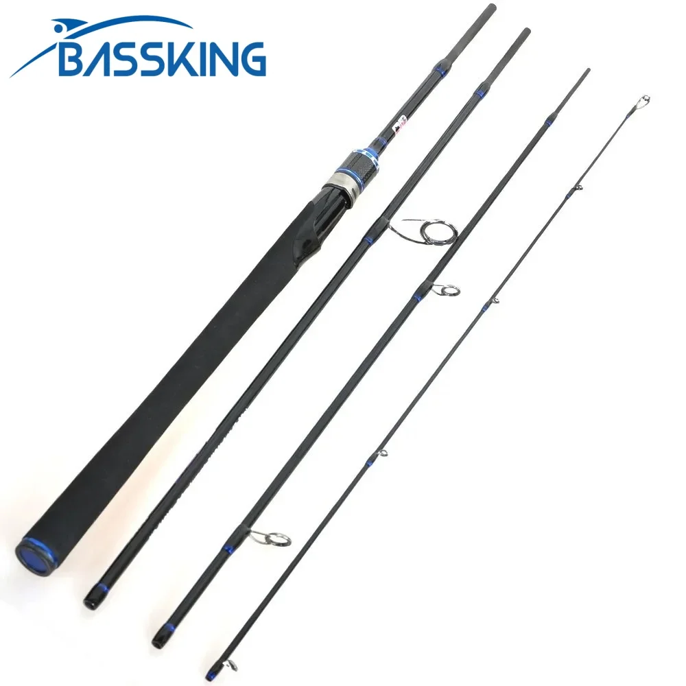 

2.1m 2.4m 2.7m Carbon Fiber Spinning Rod Medium Light 4Section Lure Rod Olta Vara De Pesca Carp Fishing Stick Pole Canne A Peche