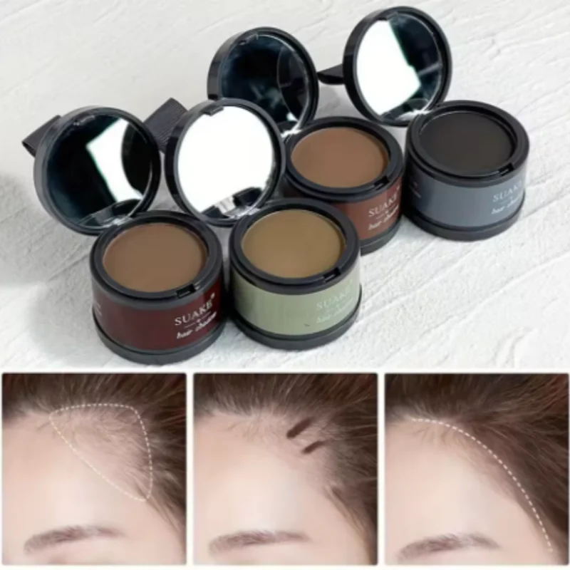 Hairline Powder Instantly Conceals Hair Loss Root Touch Up Powder Hair Loss Cover Up Hair Shadow Powder Black Fibers