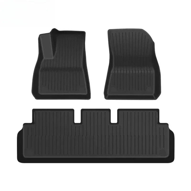 Car floor mat TPE waterproof car non-slip mat carpet piano texture Tesla y type 3