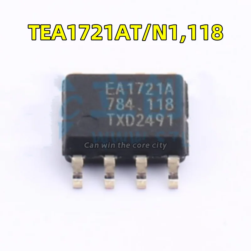 

5-100 PCS/LOT New TEA1721AT / N1,118 TEA1721AT screen printed EA1721A package: SOP-7 AC-DC controller and voltage regulator