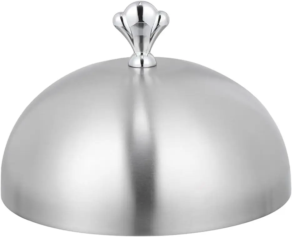 

1pc Stainless Steel Steak Cover Oilproof Food Protector Dish Cover for Kitchen Supplies for Protectin Food from and Bu