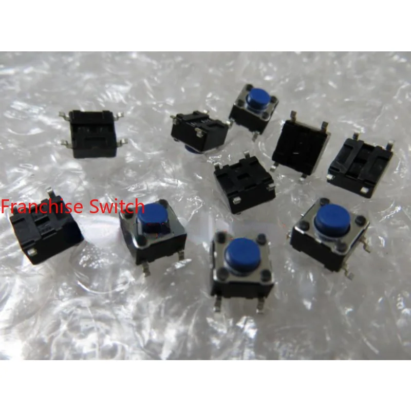 

10PCS 6*6*5MM light touch switch patch 4-pin micro /button