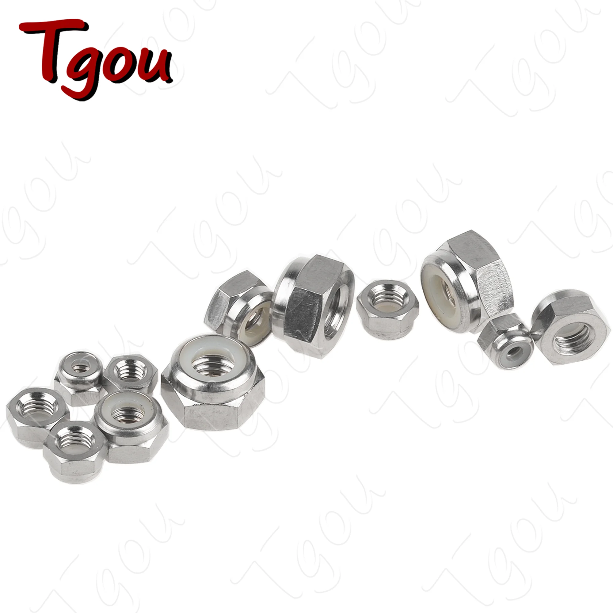 Titanium Nut M4/M5/M6/M8 Nylon Lock Nuts for Bicycle Motorcycle