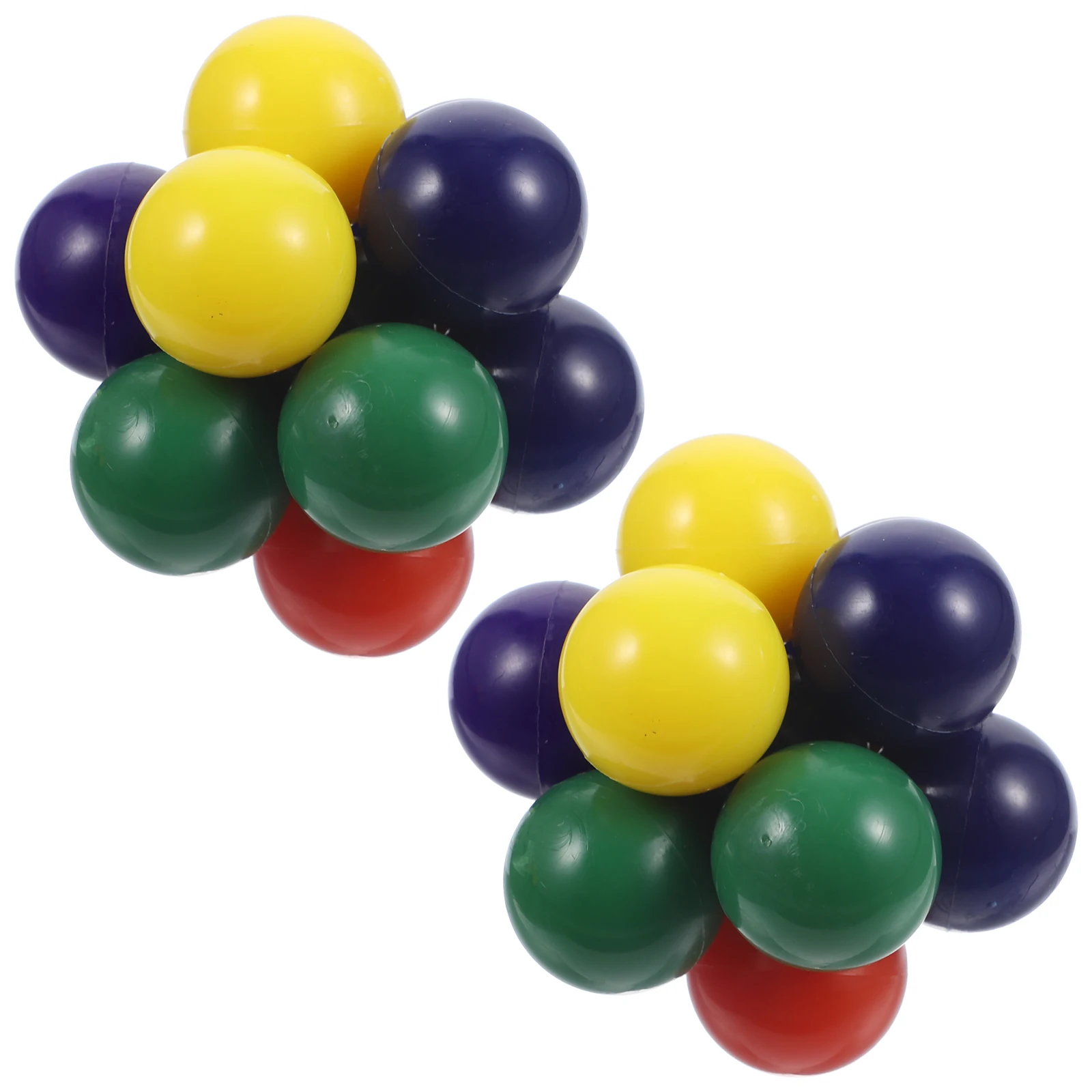 2 szt. Koralikowe Kulki do Rozpinania Śmieszne Zabawki Antystresowe Domowe Dziecięce Kolorowe Koraliki Biurko Dziecko