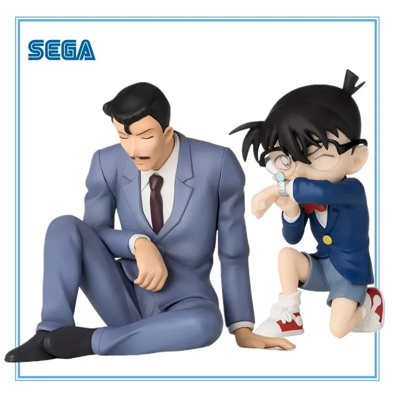 

【In Stock】SEGA Conan Edogawa & Mouri Kogorou 9cm PVC Anime Figures | Character Model Set | Collectible Toys | Gift for Fans