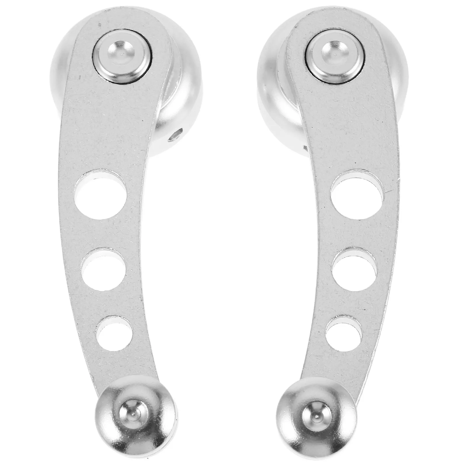 2Pcs Aluminum Alloy Window Crank Handle Universal Truck Van Manual Window Riser Replacement for Smooth Glass Lifting Car