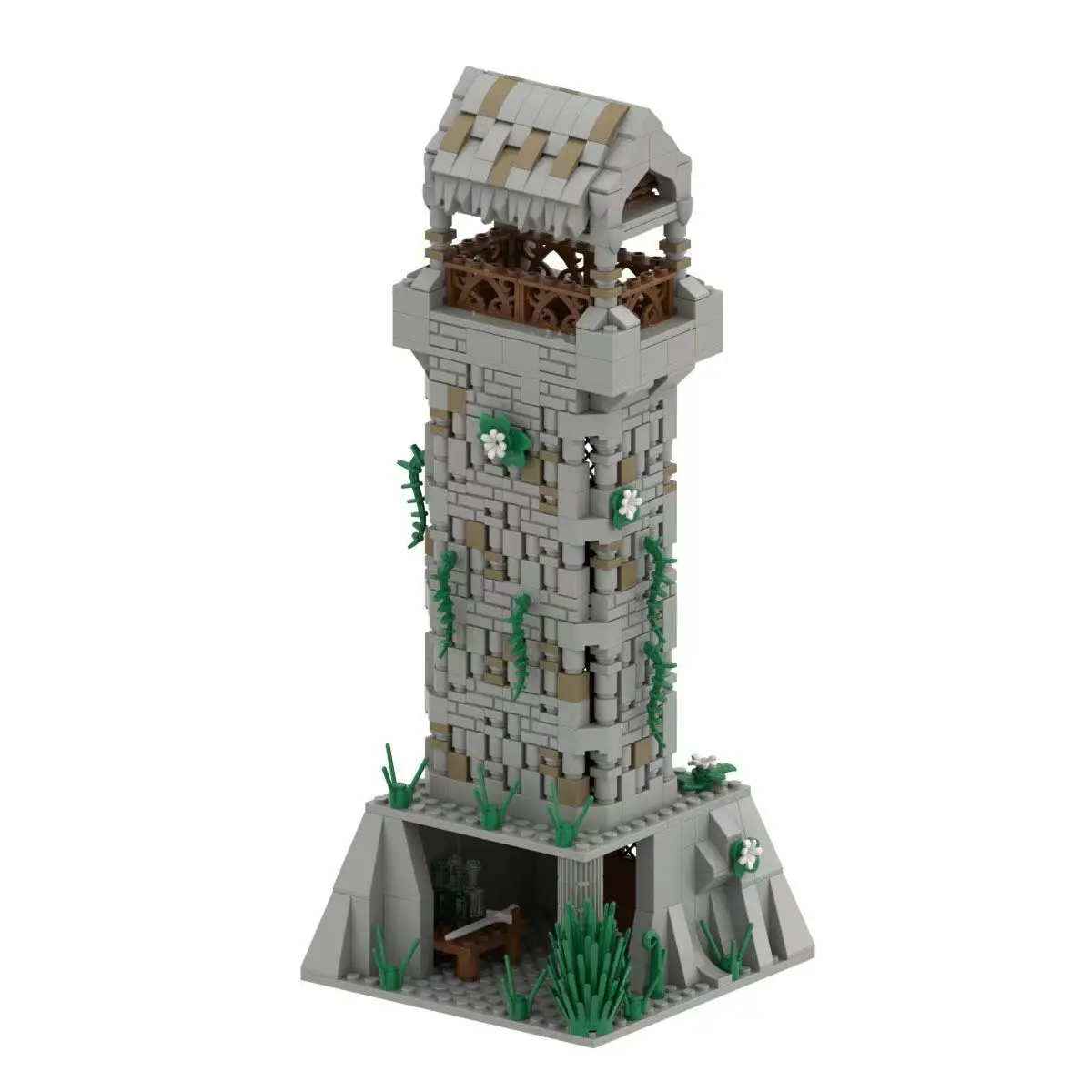 مجموعة مكعبات بناء قلعة العصور الوسطى مجموعة مكعبات نموذجية إبداعية لفارس ألعاب تعليمية للأولاد والأطفال