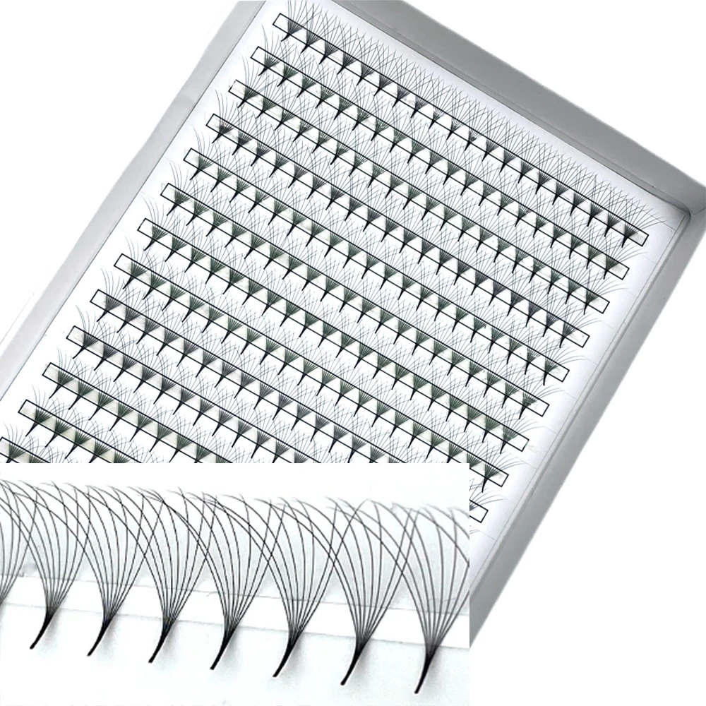 

SELFIONICE Sharp Narrow Stem Premade Fans Lash 8D/9D/10D Slim Thin Pointy Base Russian Volume Fans Lash Eyelashes Mink