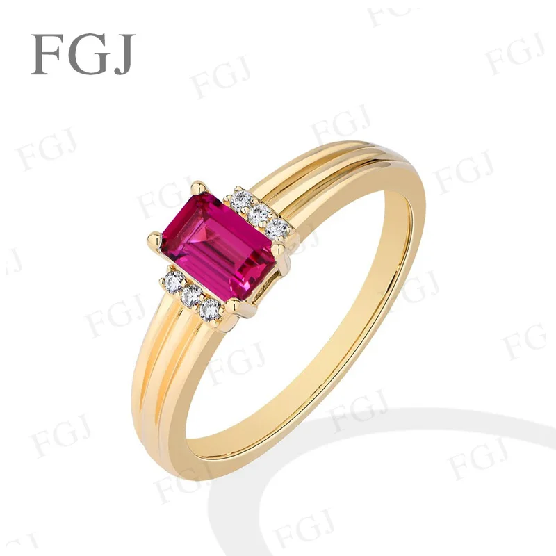 1ct Moissanit/Laborgezüchteter Edelstein-Ring im Smaragdschliff aus 925 Sterling Silber, Hochwertige Damenschmuck-Accessoires und Geschenke – Detail 7