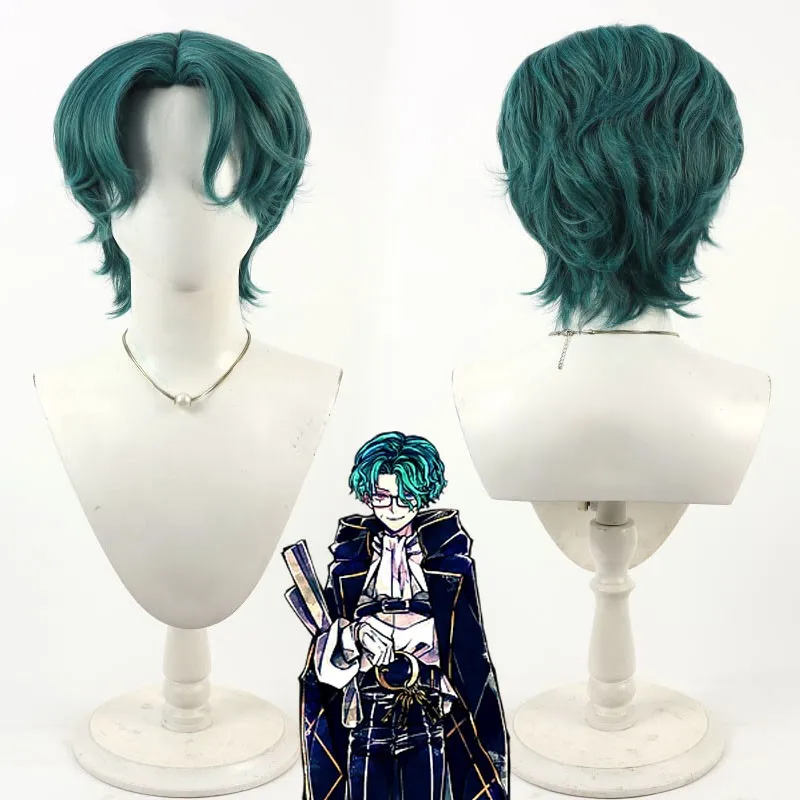 

Devil Butler with Black Cat Nack Stein Cosplay Wig Heat Resistant Synthetic Hair Halloween Costume Party Role Play Wigs