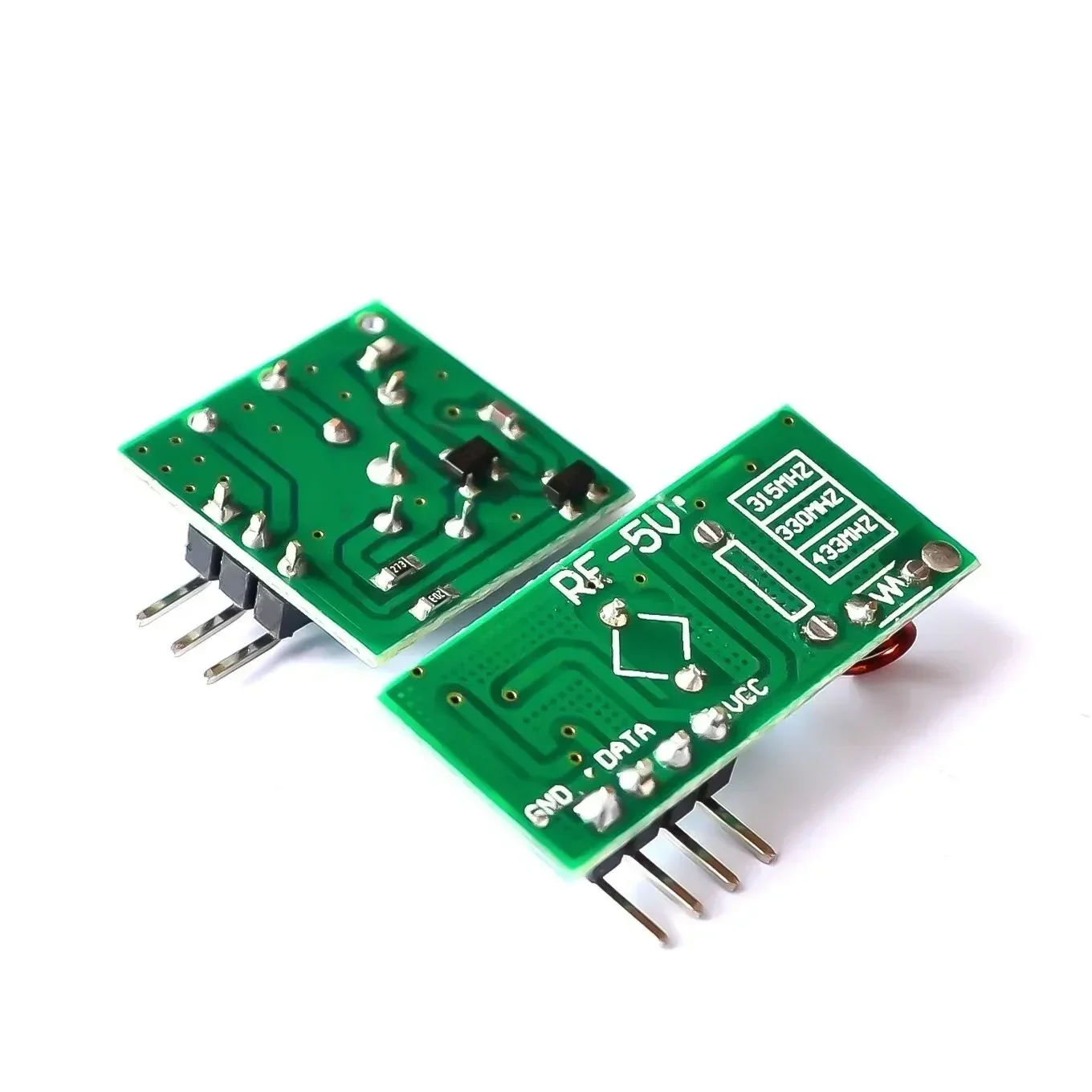 10pair/lot RF wireless receiver module & transmitter module board Ordinary super- regeneration 315/433MHZ DC5V (ASK /OOK)