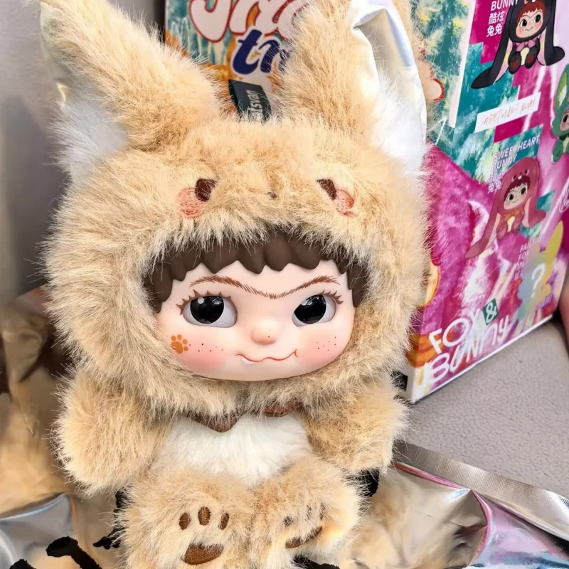 

Новый Wakuku Fox & Bunny Trickor Treat слепая коробка милый рюкзак Wakuku кулон Mystery Fox Bunny кукла брелок подарок на день рождения для девочки