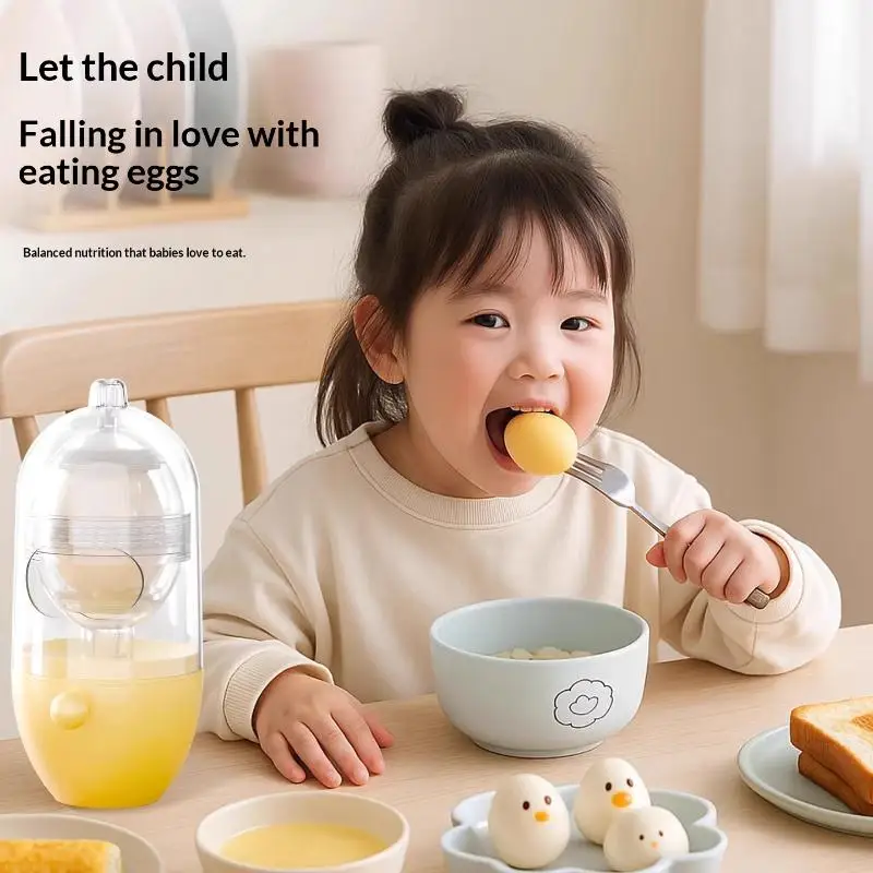 Manual Egg Mixer No Egg Breaking Needed Easy Operate For Home Kitchen Kids Meal Making