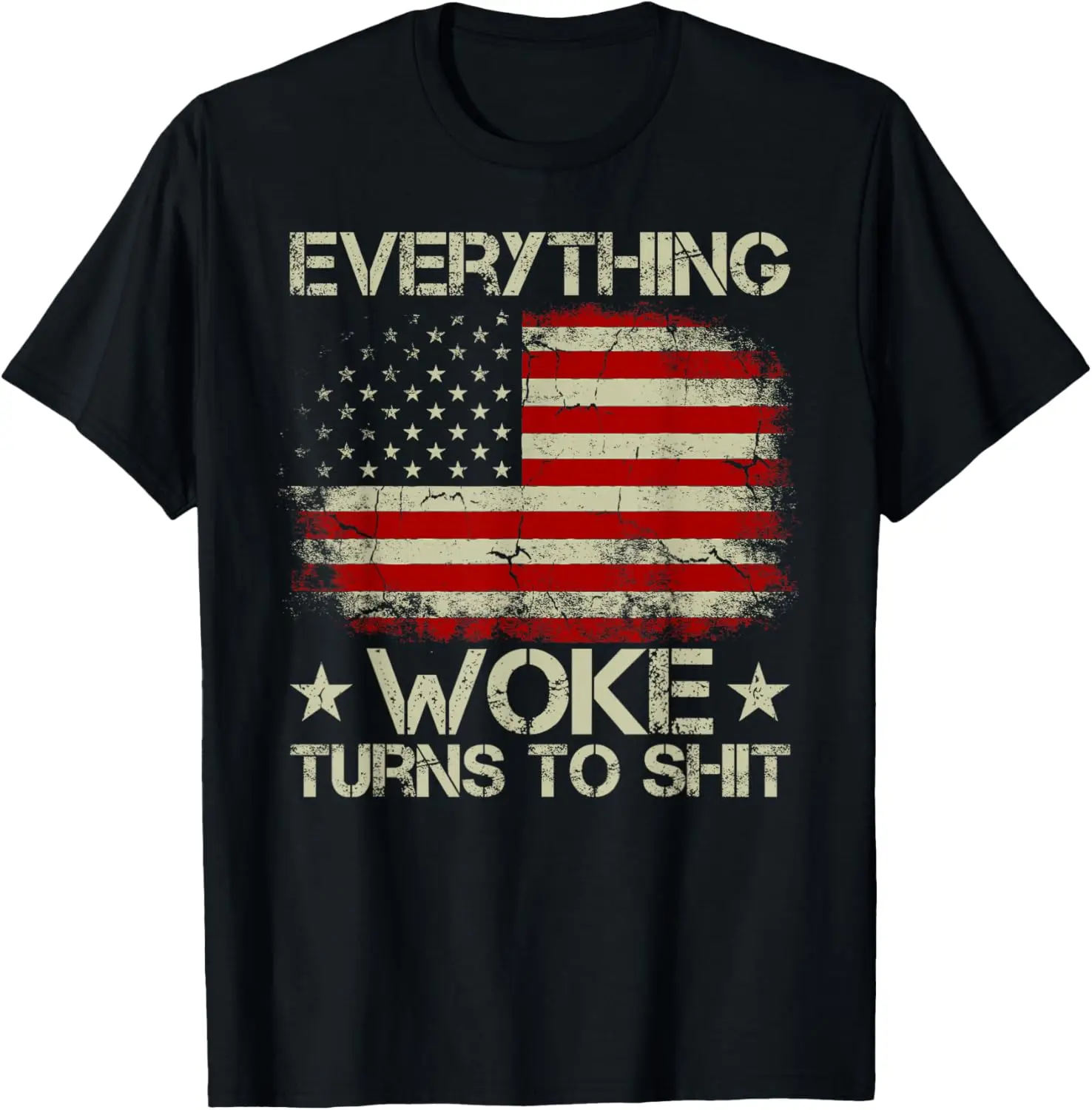 Trump Supporter Everything Woke Turns To Shit Political T-Shirt