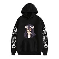 2025Anime Overlord: The King of Undead, Cartoon Anime Printed Autumn and Winter Men's and Women's Hooded Hoodies