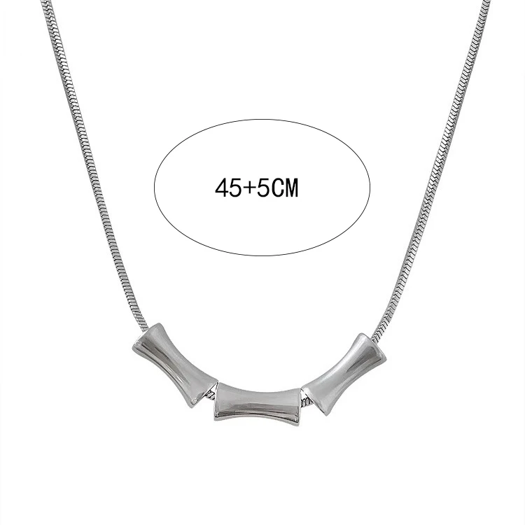 New Irregular Wave Shape Chain Men Necklace Advanced Sense Stainless Steel Figaro Cuban Chain Necklace For Men Women Jewelry ﻿