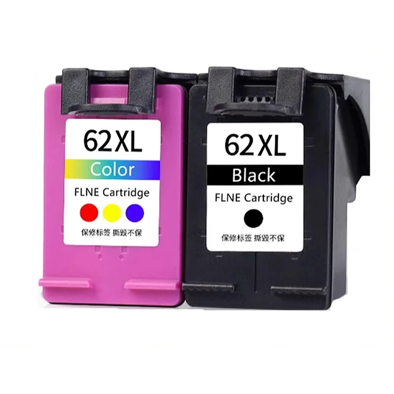 62XL Ink Cartridge Compatible for HP 62 XL For HP62 Envy 5540 5640 7640 5646 5541 5740 5742 5745 200 250 Printer