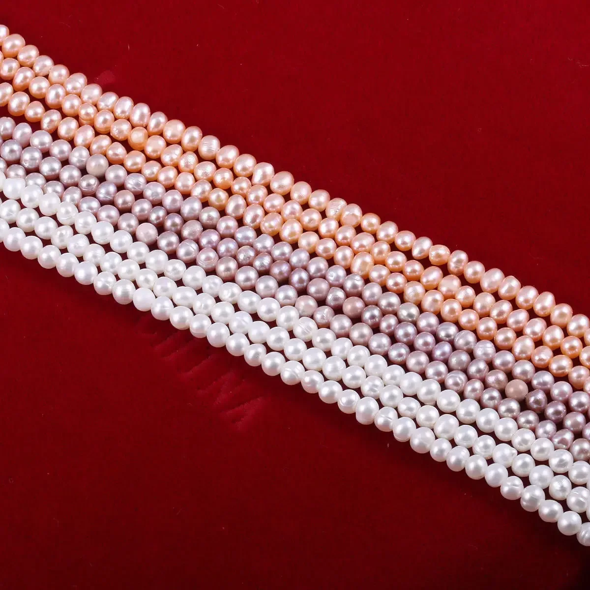 Natural Freshwater Pearl Beads High Quality Nearly Round Punch Loose Beads for Jewelry Making DIY Necklace Bracelet Accessory