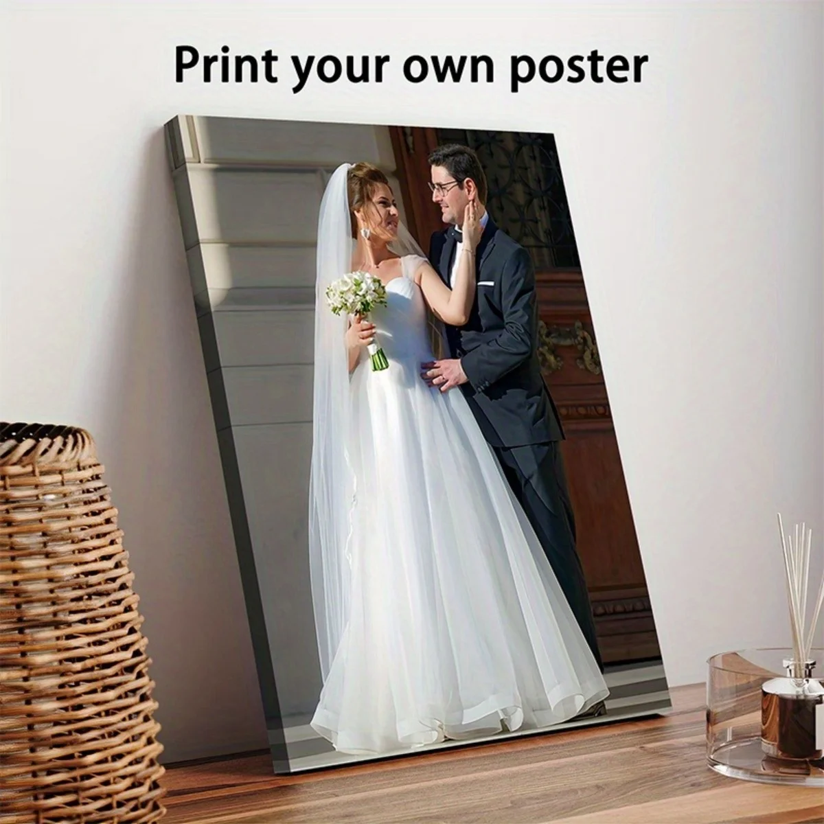 Custom 2D Photo Canvas Print – Use Your Own Images; Perfect For Home Decor. Upload Your Photo—Ideal For Decorating Any Room.