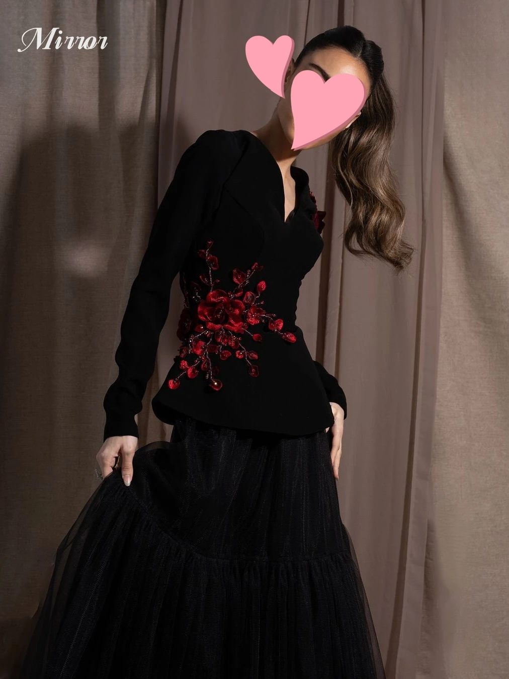 Robe de Bal Vintage Élégante et Sexy, Tenue de Soirée à Perles Noires et Rouges, avec Appliques, Dos aux, pour Occasions Formelles Personnalisées