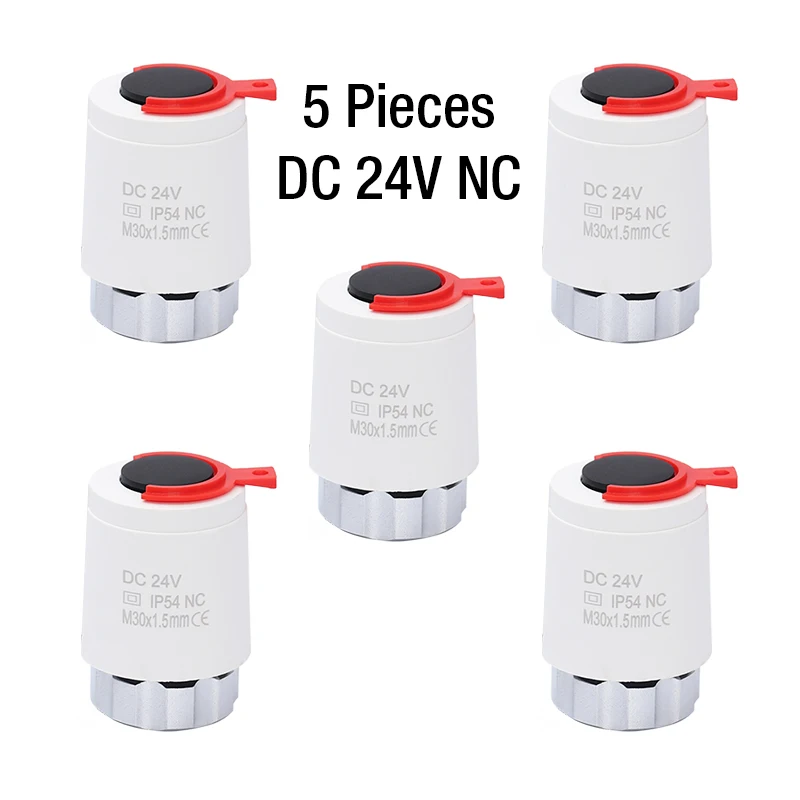 Radiator 24v Normally Open Thermal Actuator Electric Thermoelectric Drive Motor Head for Underfloor Heating Manifold